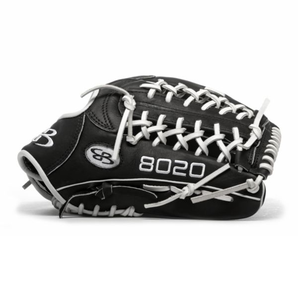 8020 Advanced Fielding Glove with B17 T-Web and Conventional Back Black/White