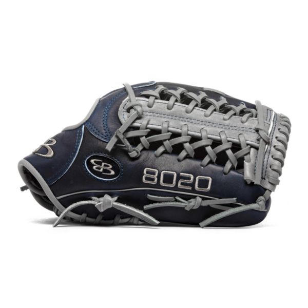 8020 Advanced Fielding Glove with B17 T-Web and Conventional Back Navy/Gray