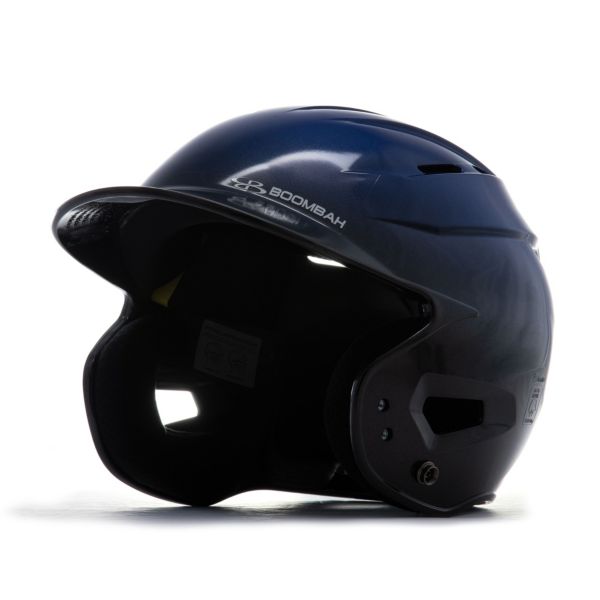 Boombah DEFCON Metallic High Gloss Fade Batting Helmet Sleek Profile Metallic Royal Blue/Metallic B