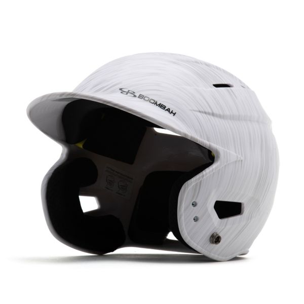 Boombah DEFCON Scrape Batting Helmet Sleek Profile White