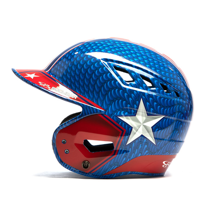 Boombah Baseball Softball Defcon Batting Helmet Adult One Size Navy Blue 