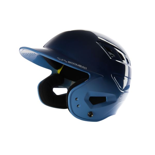 Boombah DEFCON Metallic High Gloss Fade Batting Helmet Metallic Navy/Metallic Columbia Blue
