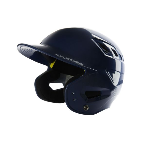 Boombah DEFCON Metallic High Gloss Solid Batting Helmet Metallic Navy