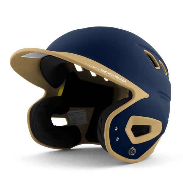 DEFCON Batting Helmet Navy/Vegas Gold