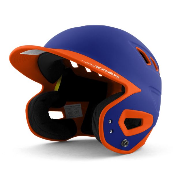 DEFCON Batting Helmet Royal Blue/Orange