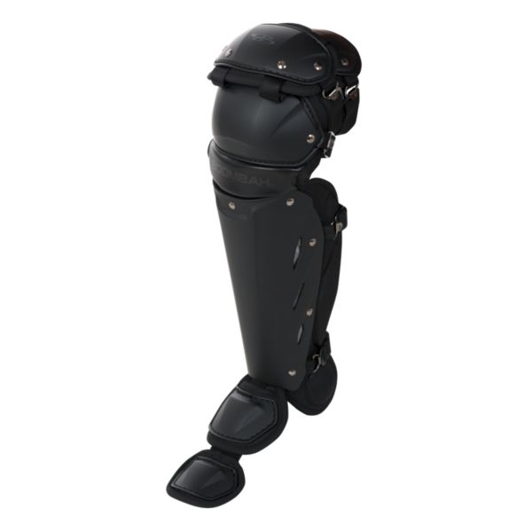 Boombah DEFCON Shin Guards Matte Out Black