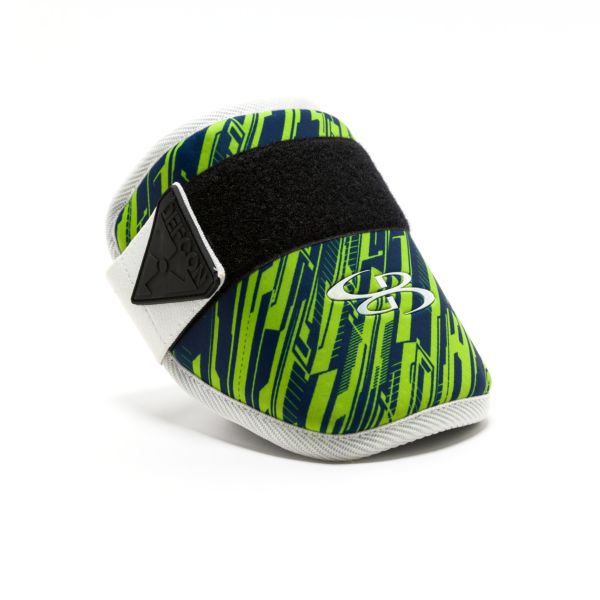 Boombah DEFCON Elbow Guard Cannon Navy/Lime Green
