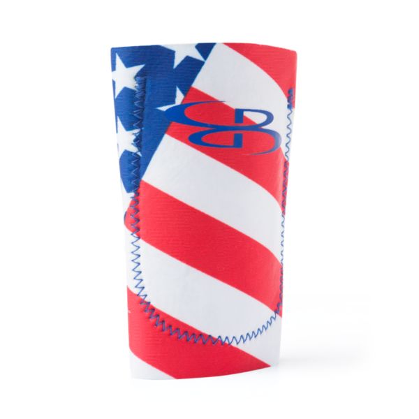 Boombah DEFCON Wrist Guard Flag Red/White/Royal Blue