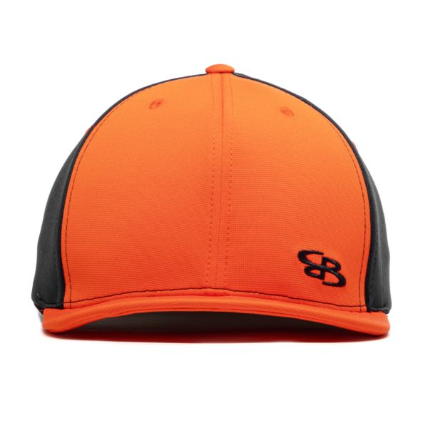 Elite Series Double Flex Two Tone Hat Black/Orange
