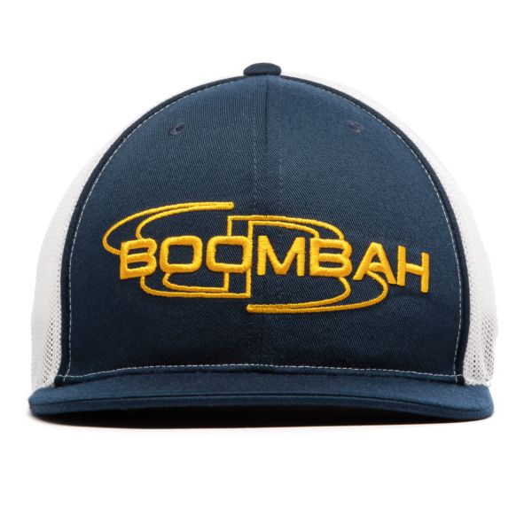 Boombah Elite Series B-Logo Hat Mesh Back Navy/White/Gold