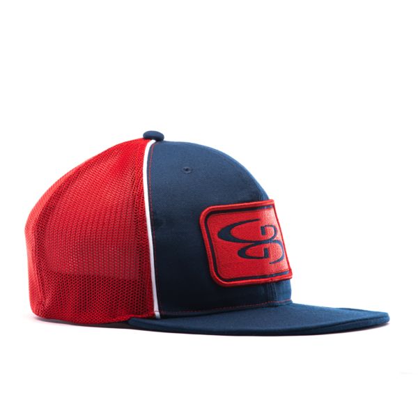 Boombah Elite Series B-Logo Hat Mesh Back Navy/Red/White