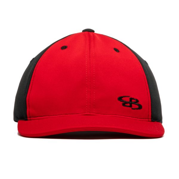 Elite Series Double Flex Low Profile Two Tone Hat Black/Red