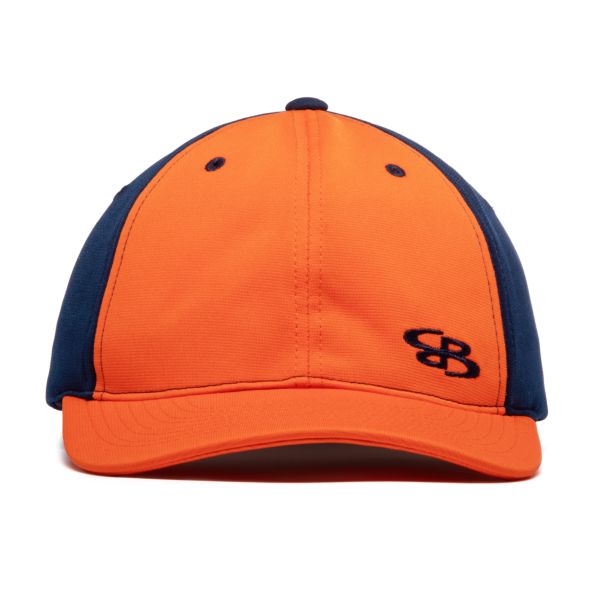 Elite Series Double Flex Low Profile Two Tone Hat Navy/Orange