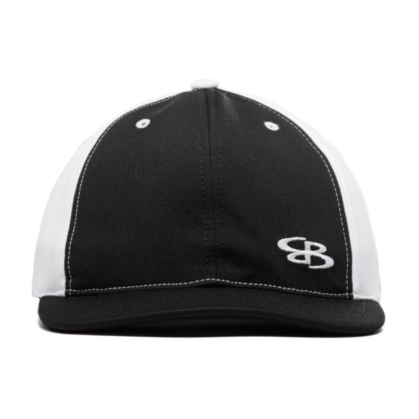 Elite Series Double Flex Low Profile Two Tone Hat White/Black