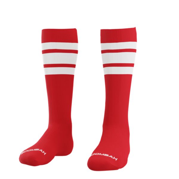 Classic Striped Socks Red/White