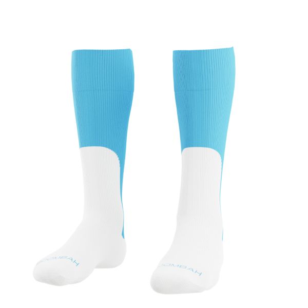 Basic Mock Stirrup Socks Columbia/White