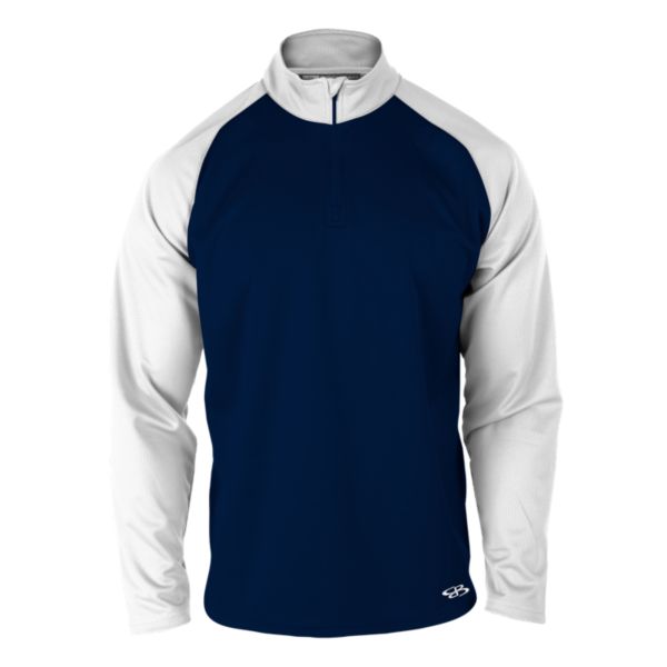 Men's Cannon Quarter Zip Navy/White