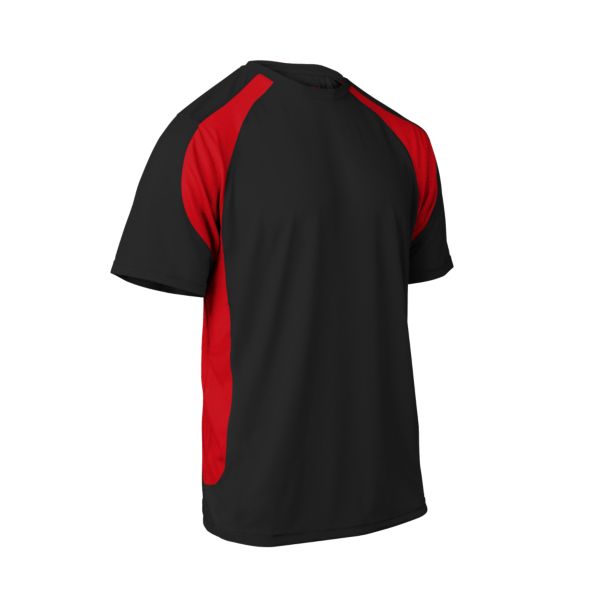 Men's Explosion Short Sleeve Shirt Black/Red