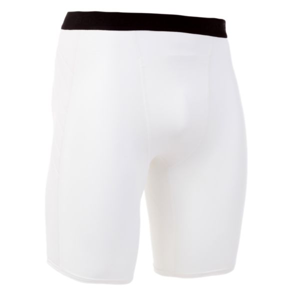 Men's Momentum Compression Sliding Shorts White