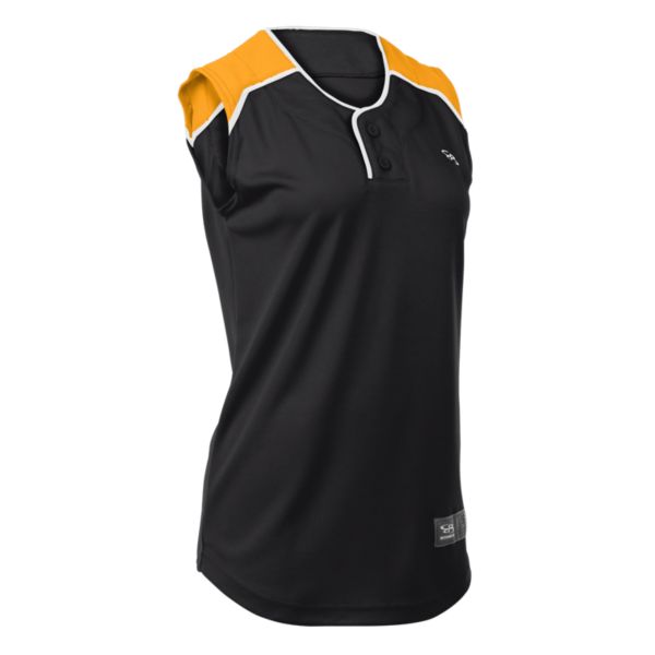 Women's Clutch 2-Button Sleeveless Jersey