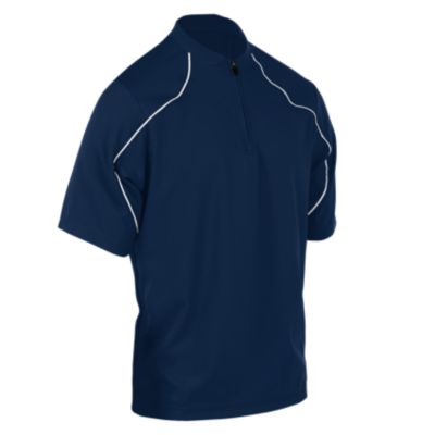 short sleeve quarter zip pullover