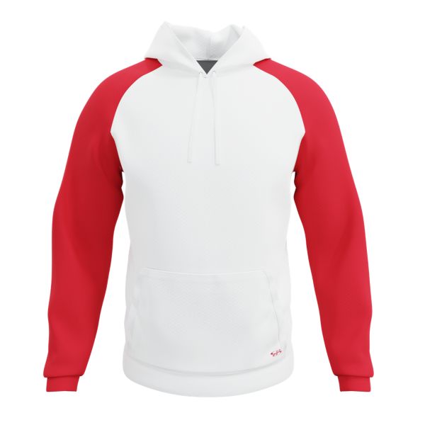 Men's Cannon Hoodie White/Red