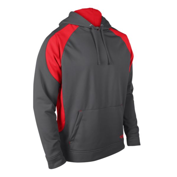 Men's Explosion Fleece Hoodie Charcoal/Red