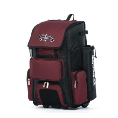 maroon softball bag