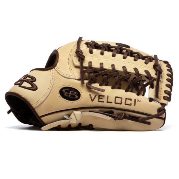 Veloci GR Series Baseball Fielding Glove with B17 T-Web and Soft Cowhide Leather Blonde Tan/Dark Brown