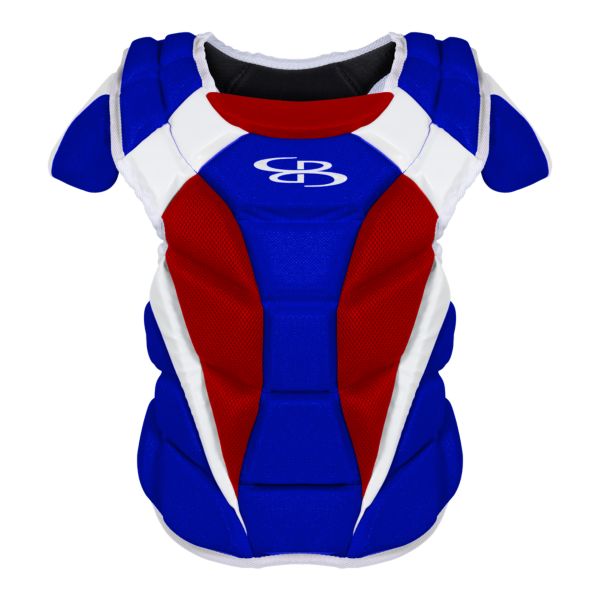Boombah DEFCON Women's Chest Protector Royal Blue/Red