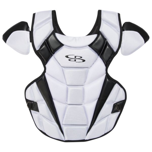 Boombah DEFCON Women's Chest Protector Matte Out White/Black