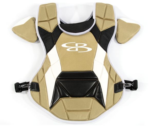 Boombah DEFCON Youth Chest Protector Commotio Cordis Vegas Gold/Black