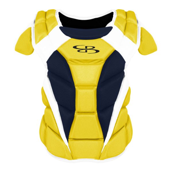 Boombah DEFCON Youth Chest Protector Gold/Navy
