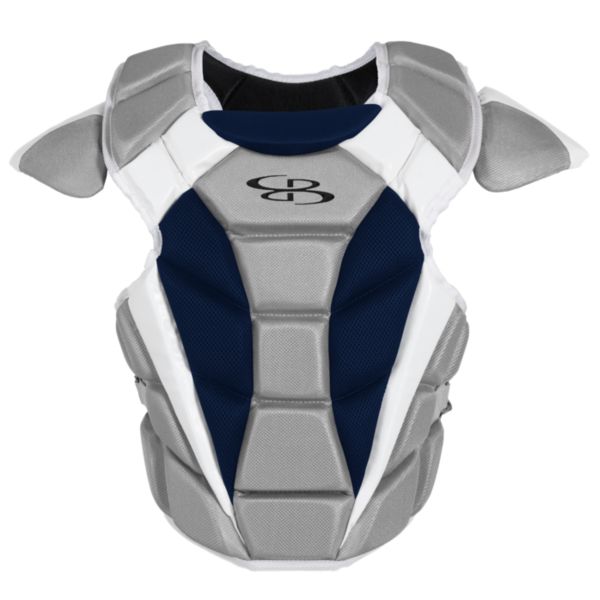 Boombah DEFCON Youth Chest Protector Gray/Navy