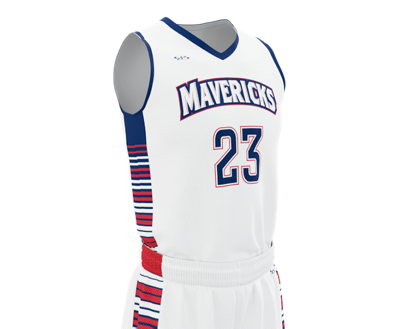 Custom Basketball Full V-Neck Uniforms
