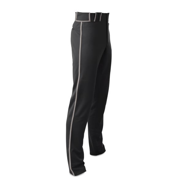 White Long Baseball Pant with Black Piping - Southington the