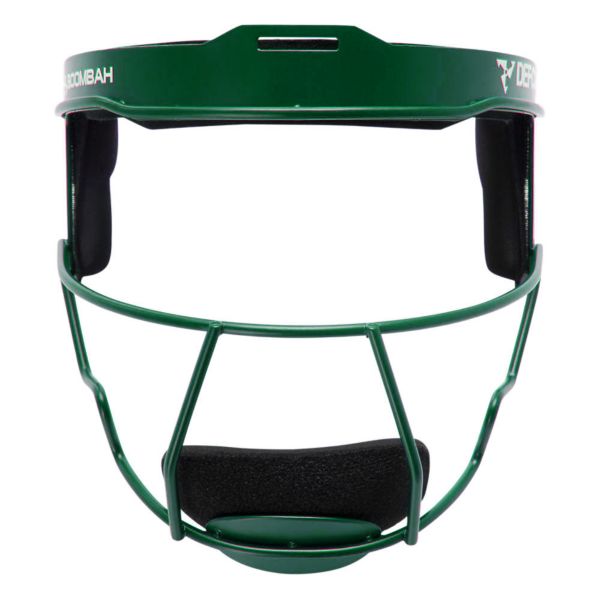 Boombah DEFCON Solid Steel Fielder's Mask Dark Green