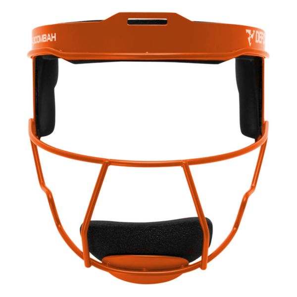 Boombah DEFCON Solid Steel Fielder's Mask Orange