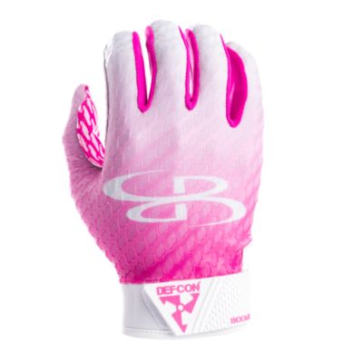 breast cancer awareness baseball gloves