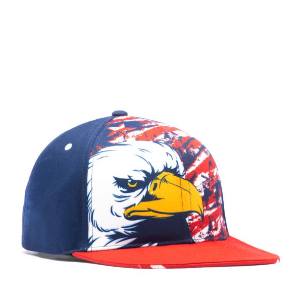 Men's Elite Series Solid Snapback USA Eagle Red/Navy/White