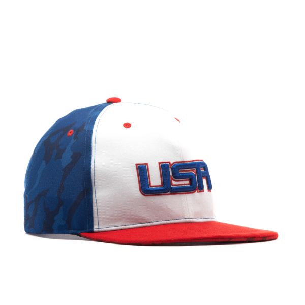 USA Traditional Solid Snapback Hat