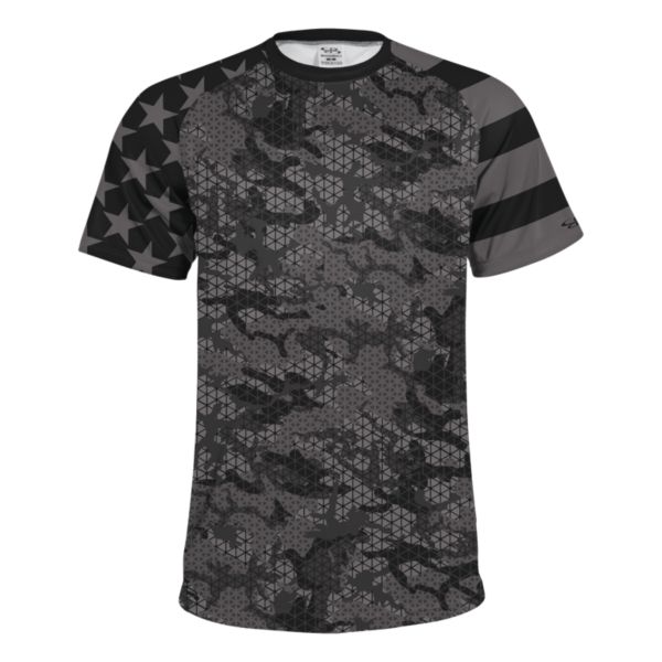 Youth USA Camo On INK Short Sleeve Shirt