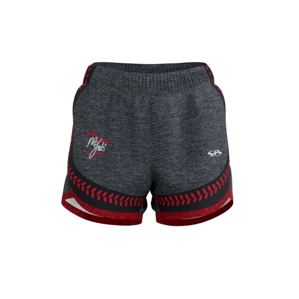 Redbat athletics women's black shorts offer at Sportscene