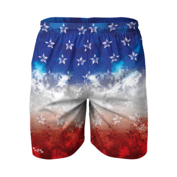 Men's Defy Reflex Woven USA Faded Flag Training Shorts