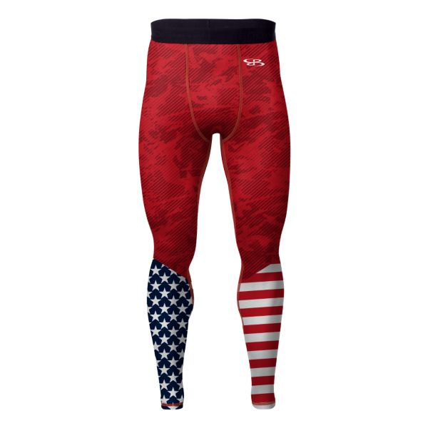 Men's USA Camo On Vertex Heat Tight Red/White/Navy