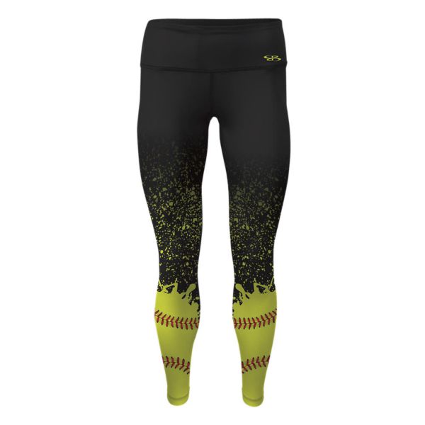 Girl's SuperLux Softball Splash Leggings
