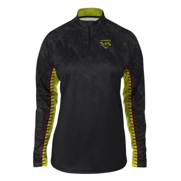 Women's Softball Stitches Lightweight Quarter Zip