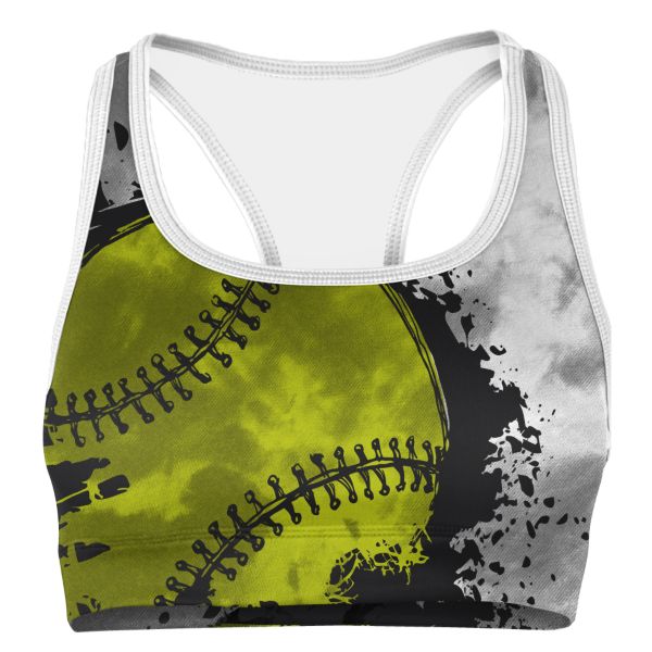 Women's Softball Vintage 2.0 White/Optic Yellow/Black