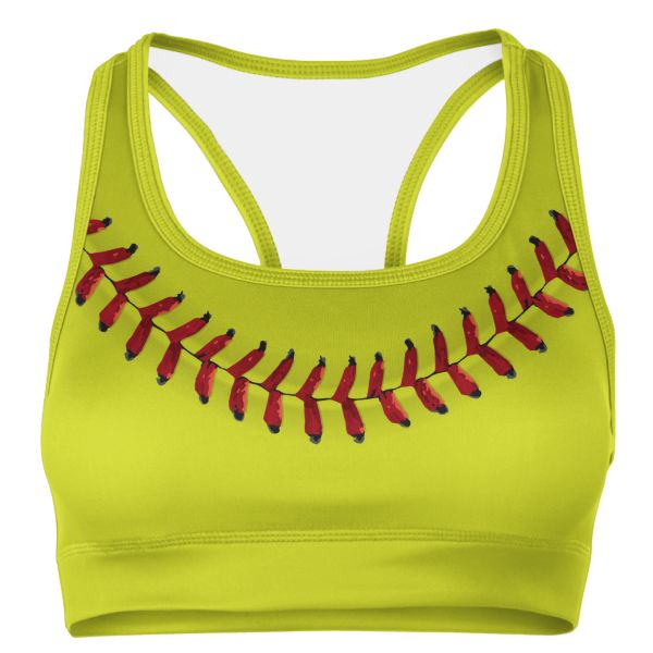 Women's Softball Seams 3.0 Optic Yellow/Red/Black