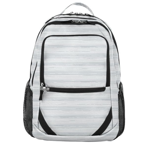Odyssey Backpack Brushed Stripe White/Gray